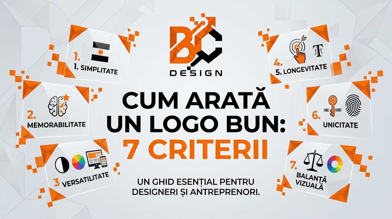 Cum Arată un Logo Bun: 7 Criterii pe Care le Folosesc Designerii