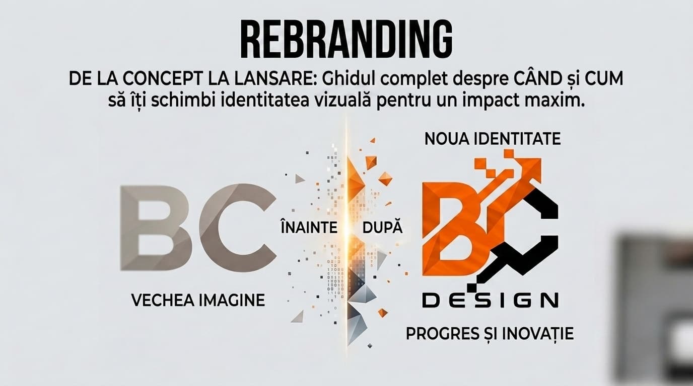 Rebranding: Când și Cum Îți Schimbi Identitatea Vizuală