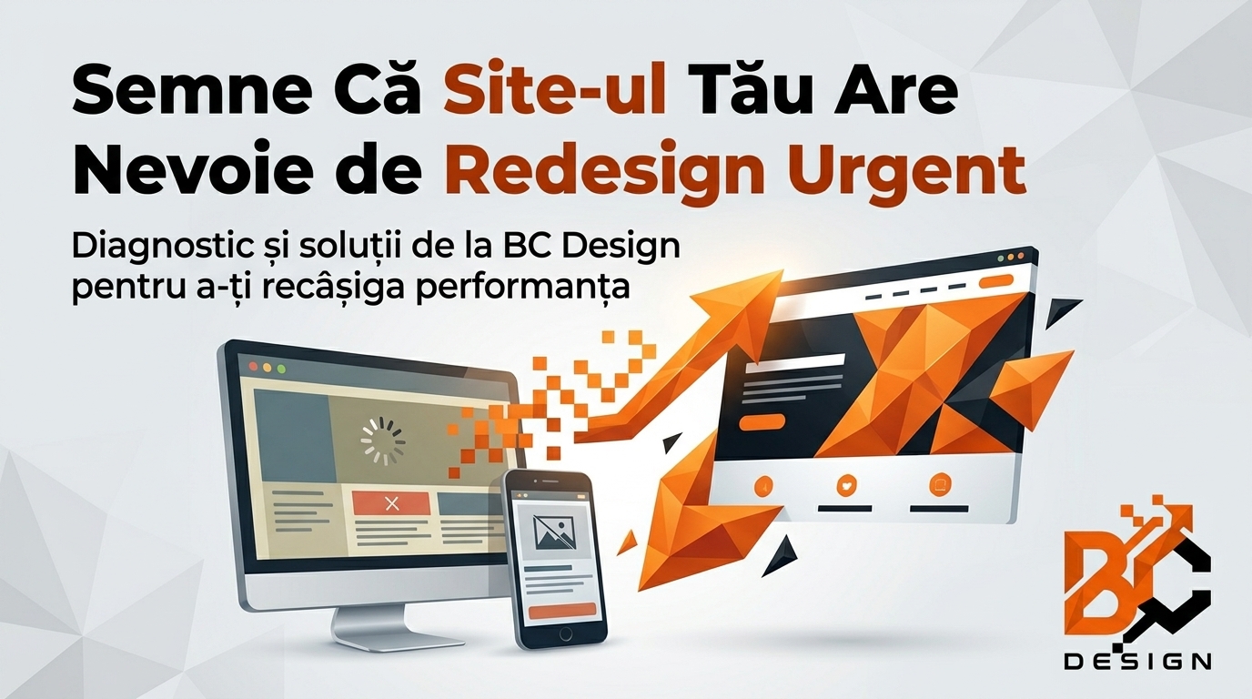 Semne Că Site-ul Tău Are Nevoie de Redesign Urgent