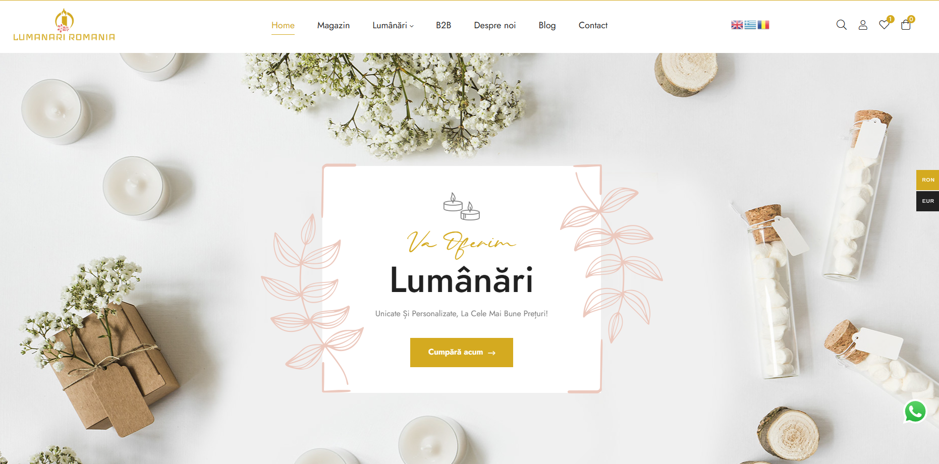 Lumanari Romania — BC Design