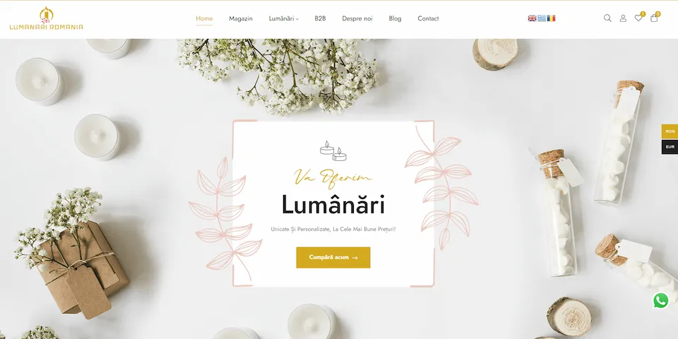 Lumanari Romania — BC Design